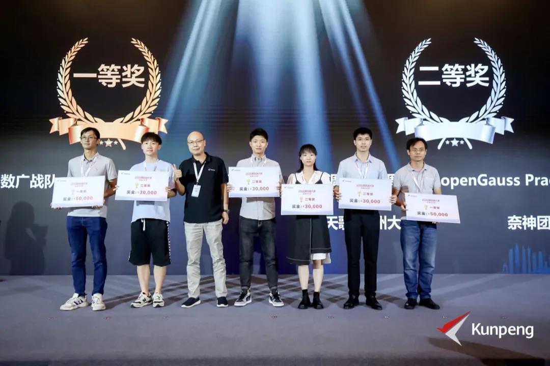 鲲鹏利用创新大赛2021全国总决赛圆满闭幕，数广集团战队斩获全国一等奖！”